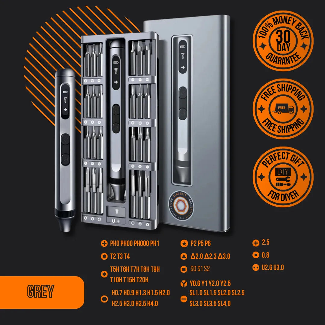 The Almighty Precision Electric Screwdriver 52 in 1™