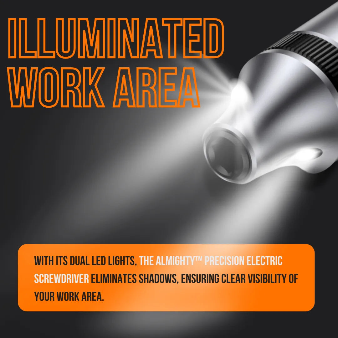 The Almighty Precision Electric Screwdriver 52 in 1™