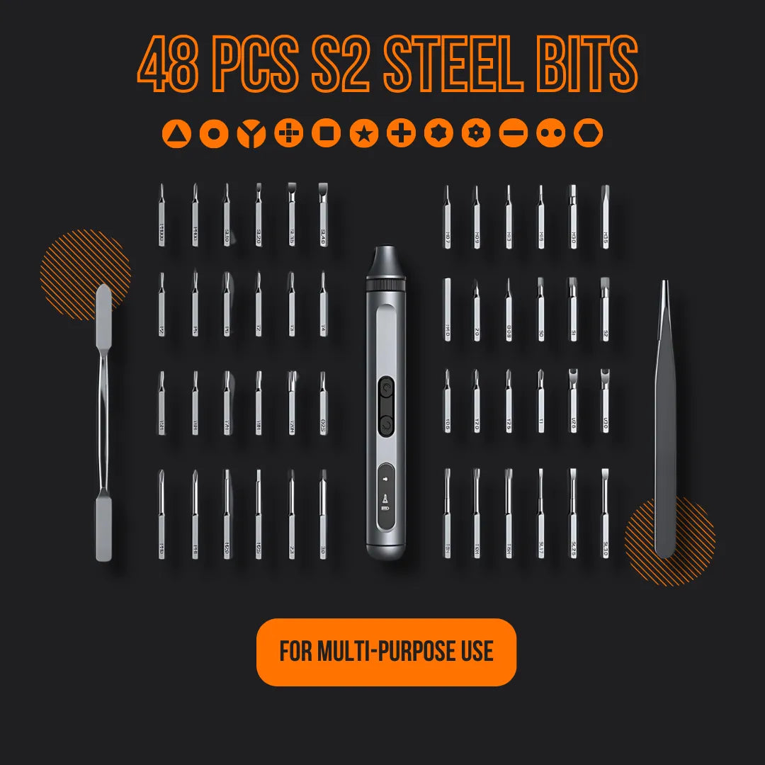 The Almighty Precision Electric Screwdriver 52 in 1™