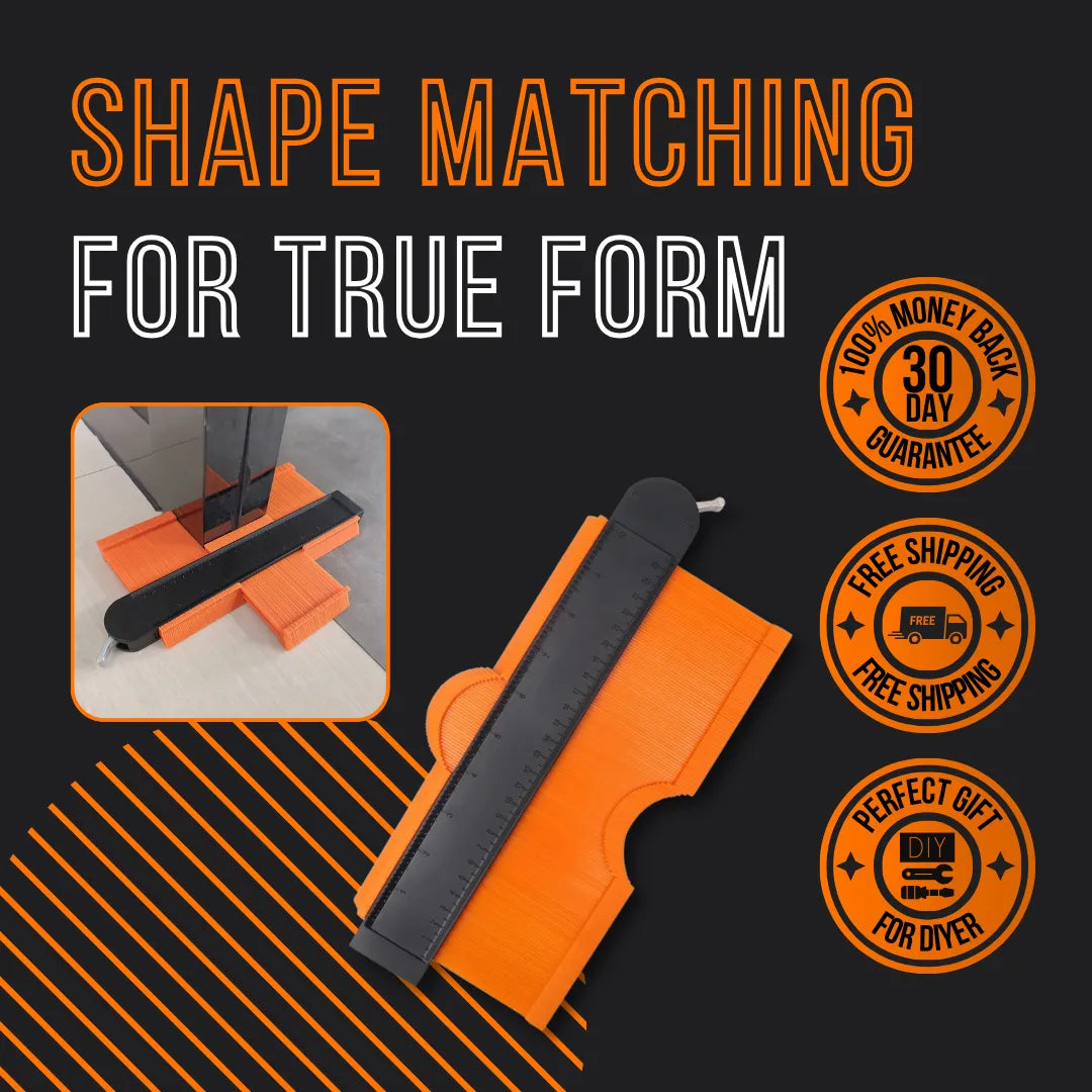 The Almighty ShapeMaster contour gauge tool for copying irregular shapes and profiles