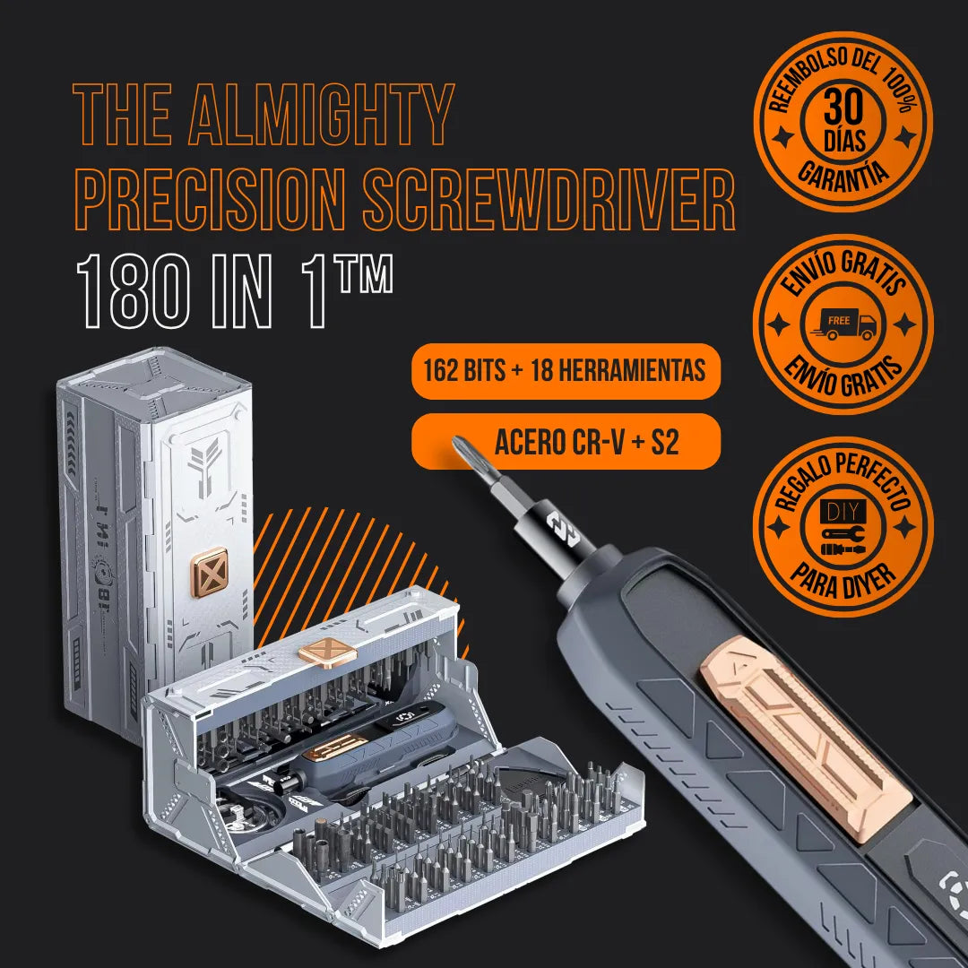 The Almighty Screwdriver Set 180 in 1™