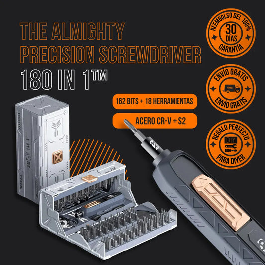 The Almighty Screwdriver Set 180 in 1™