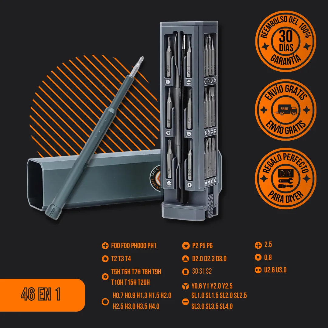 The Almighty Screwdriver Portable Set 46 in 1™