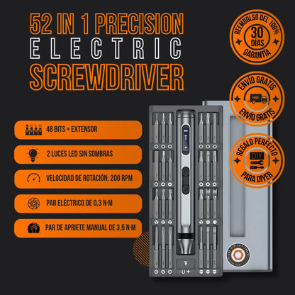 The Almighty Precision Electric Screwdriver 52 in 1™