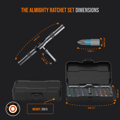 The Almighty™ Ratchet Wrench Set