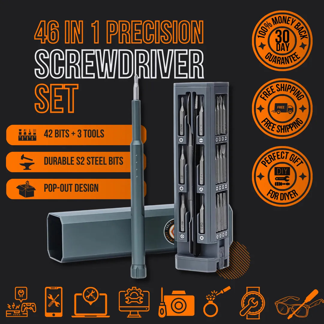 The Almighty™ Portable Screwdriver Set 46 in 1