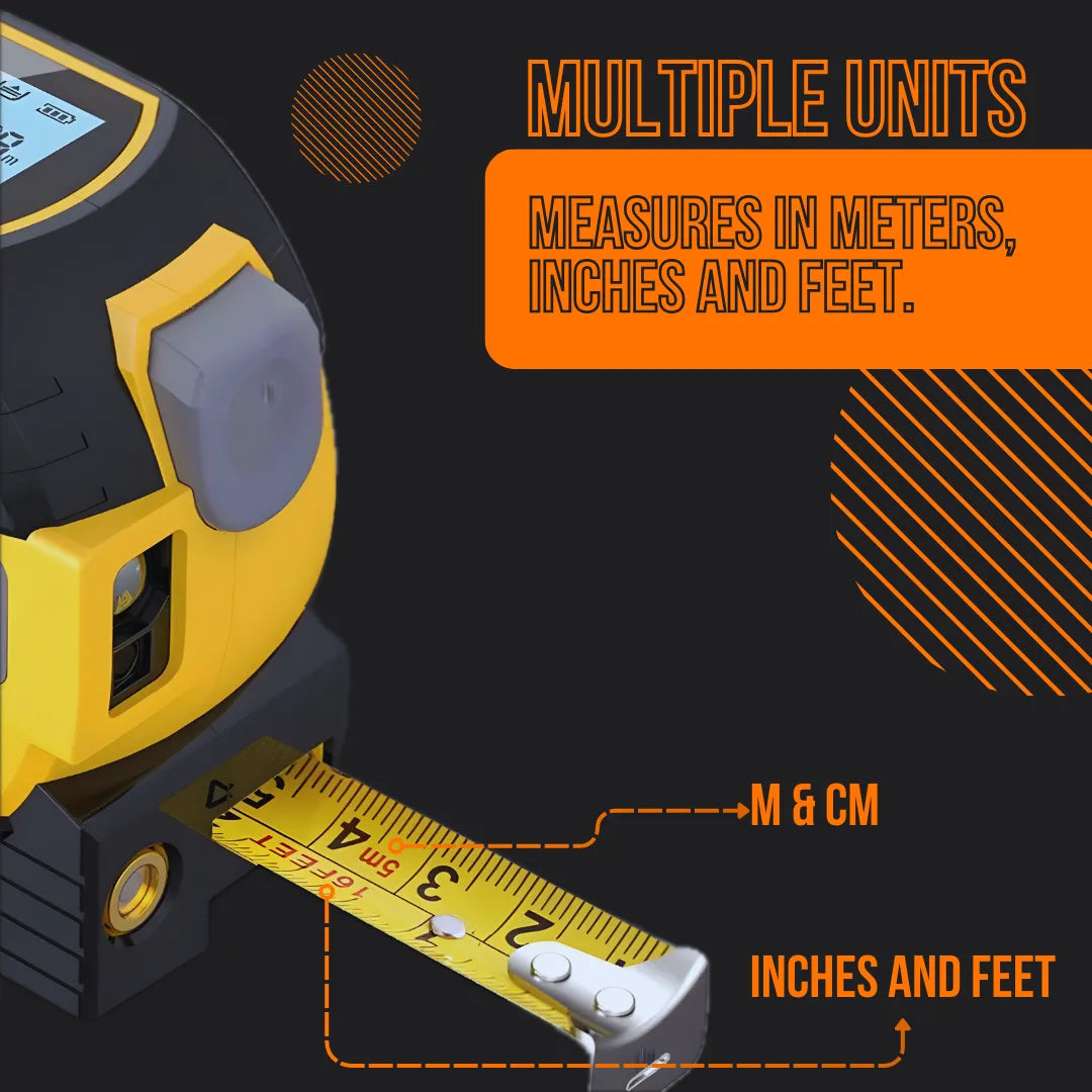 📐The Almighty Ruler™ - Precise 3-in-1 Laser Measuring Tape Tool ...