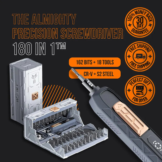 The Almighty 180 in 1 Precision Screwdriver™