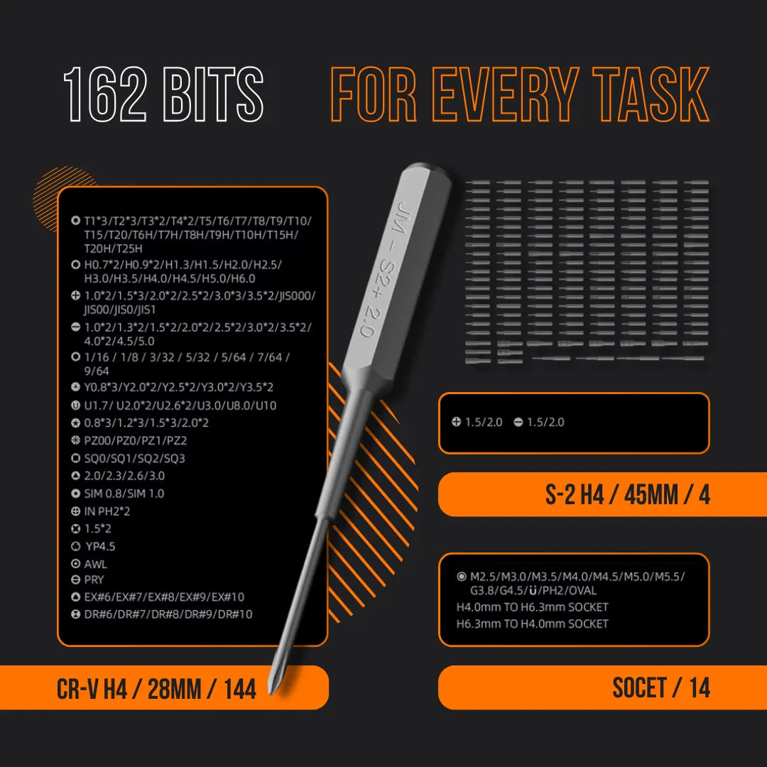 The Almighty Screwdriver™ Set 180 in 1
