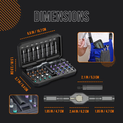 The Almighty Ratchet Wrench Set 42 in 1™