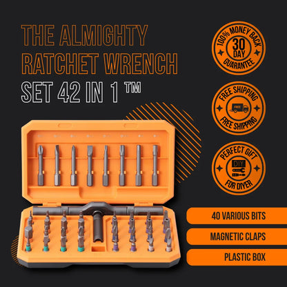 The Almighty Ratchet Wrench Set 42 in 1™