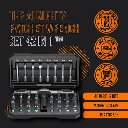 The Almighty Ratchet Wrench Set 42 in 1™