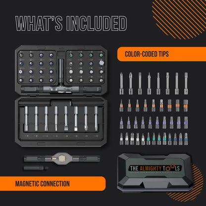 The Almighty Ratchet Wrench Set 42 in 1™