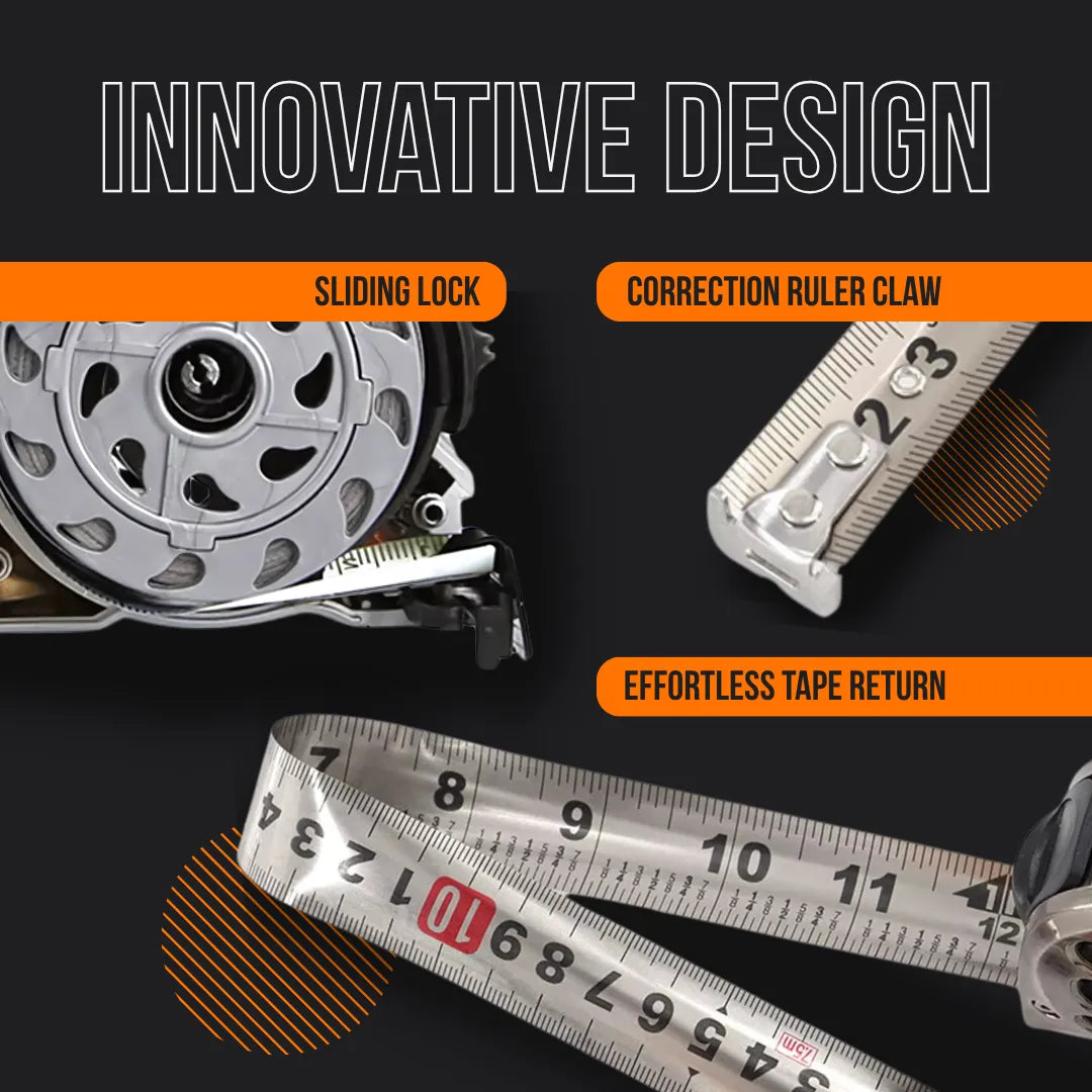 9 Iron Ruler 📐 The Almighty Ruler Iron Edition – Stainless Steel Tape Measure – The ...
